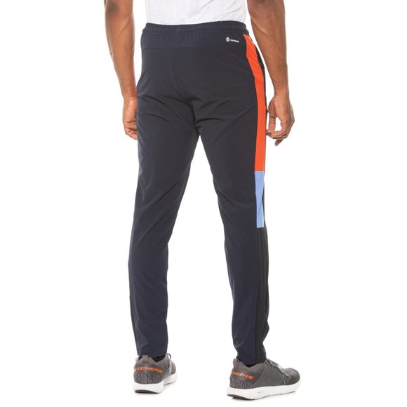 NWT adidas Training Color-Block 3-Stripes Pants Legend Ink  267sn - Picture 2 of 3